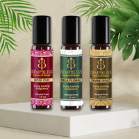 All In One Aromatic Gift Set- Rose Oud, Bela Floral & Divine Gold 10ml/6ml