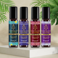 Premium Fragrance Set: Oud, Rose, Lavender & Musk (4x10ml/6ml each)