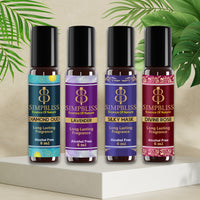Premium Fragrance Set: Oud, Rose, Lavender & Musk (4x10ml/6ml each)