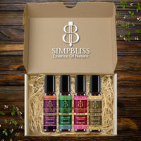 Premium Attar Combo for Men & Women (4x10ml/6ml each)