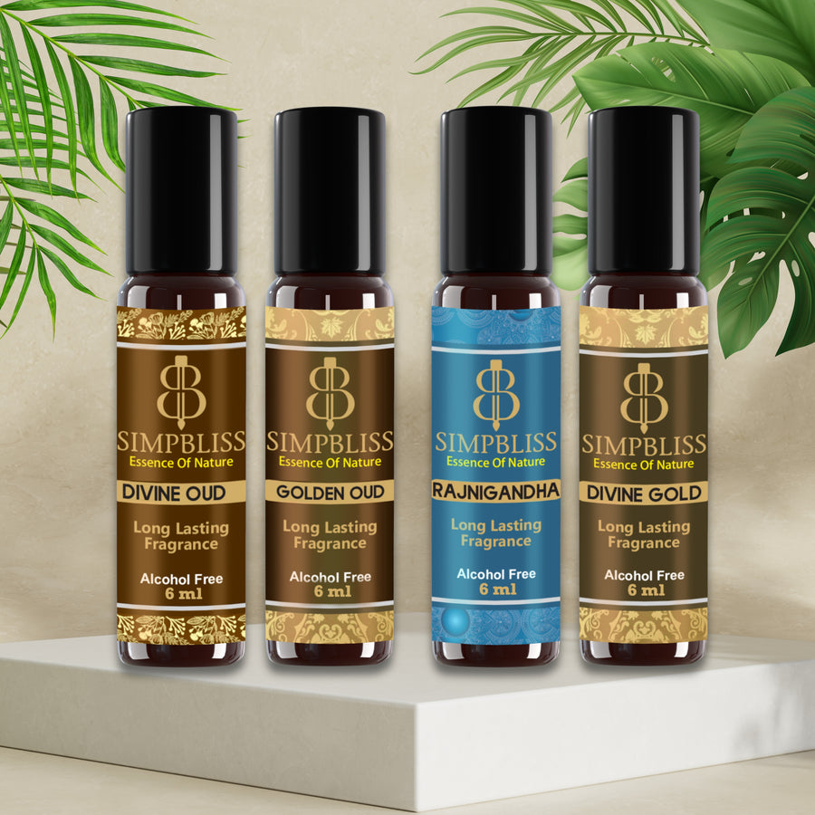 Golden Oud, Rajnigandha, Divine Gold & Divine Oud