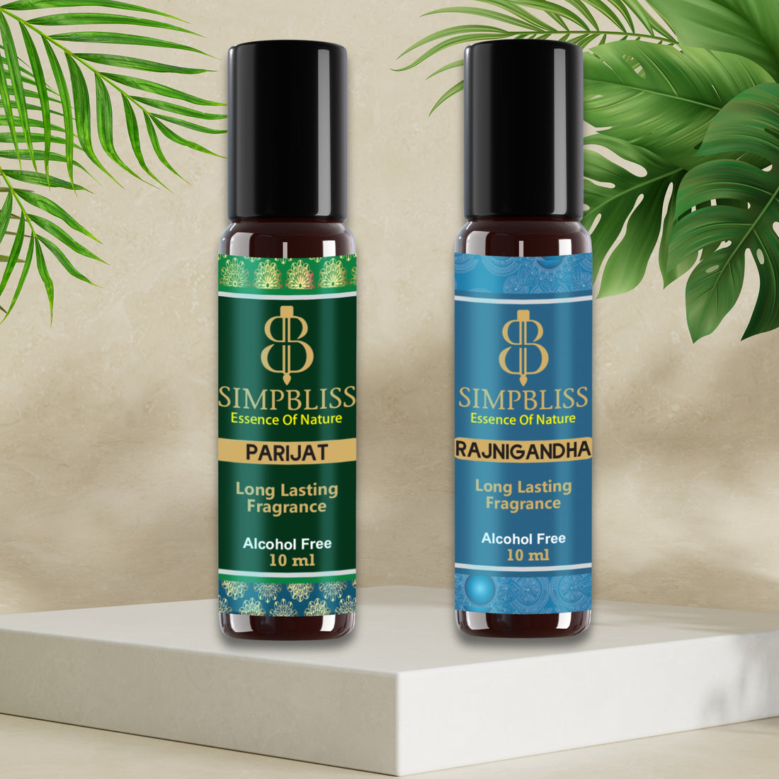 Parijat & Rajnigandha Attar Combo – The Essence of Blooming Elegance